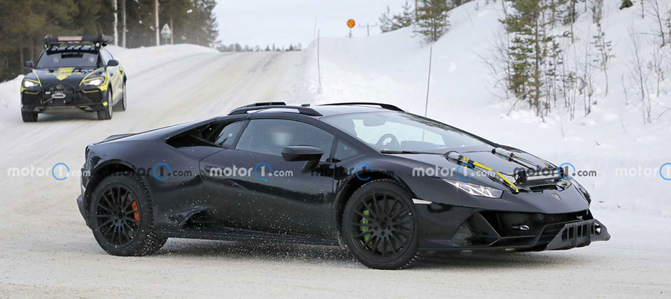 Компания Lamborghini вывела на тесты внедорожный суперкар Huracan Sterrato Компания Lamborghini вывела на тесты внедорожный суперкар Huracan Sterrato