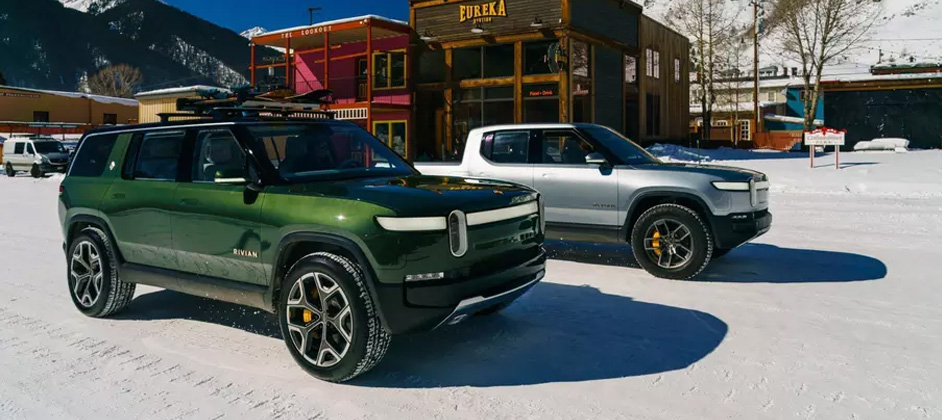 Посмотрите, на что способен электрический пикап Rivian в «режиме танка» Посмотрите, на что способен электрический пикап Rivian в «режиме танка»