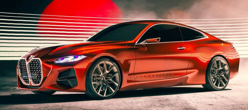 Новый концепт-кар BMW получил огромные «ноздри» решётки радиатора