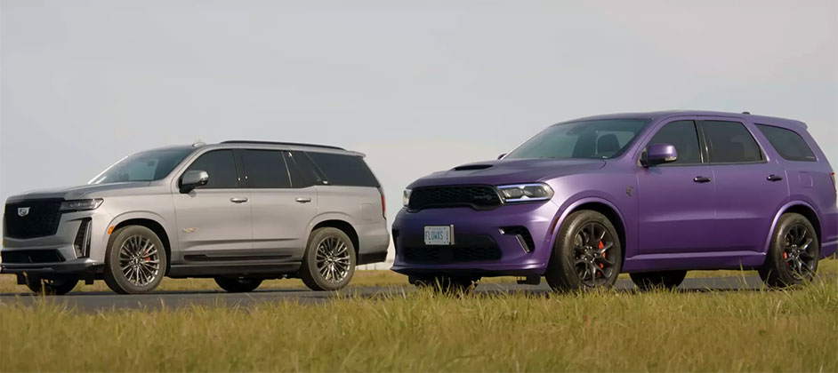 Dodge Durango SRT Hellcat и Cadillac Escalade V свели в дрэг-рейсинге Dodge Durango SRT Hellcat и Cadillac Escalade V свели в дрэг-рейсинге