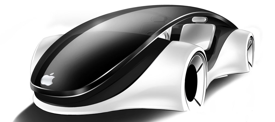 Опубликованы рендеры электрической модели Apple iCar