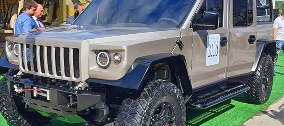 Представлены первые фотографии «Русского Хаммера» с мощным двигателем Представлены первые фотографии «Русского Хаммера» с мощным двигателем