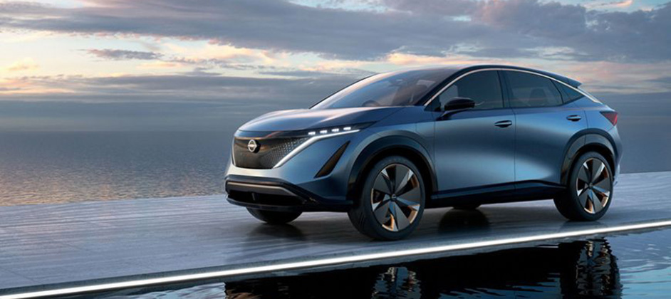 Nissan показала на видео новый кроссовер Ariya
