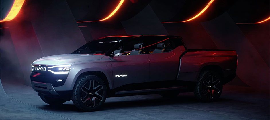 Компания RAM представила концепт пикапа RAM 1500 Revolution в США Компания RAM представила концепт пикапа RAM 1500 Revolution в США