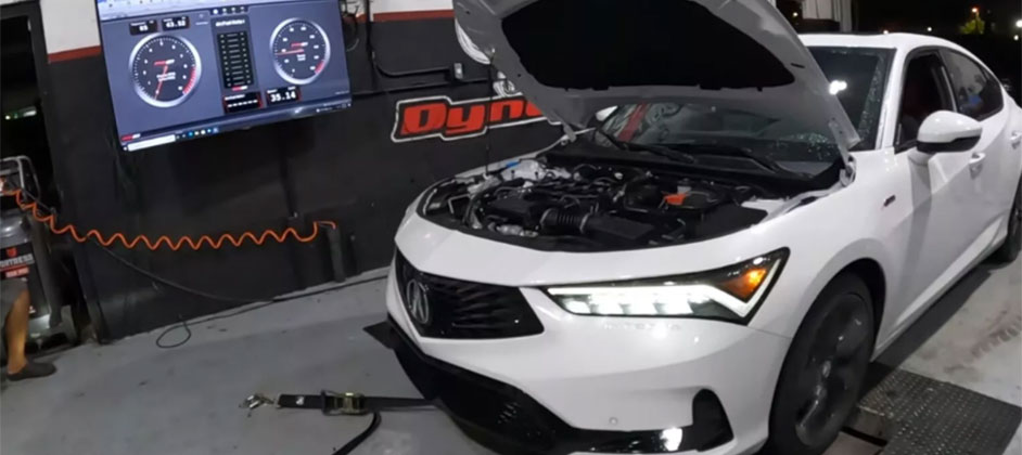 Мощность Acura Integra 2023 проверили в первых испытаниях на динамометрическом стенде Мощность Acura Integra 2023 проверили в первых испытаниях на динамометрическом стенде