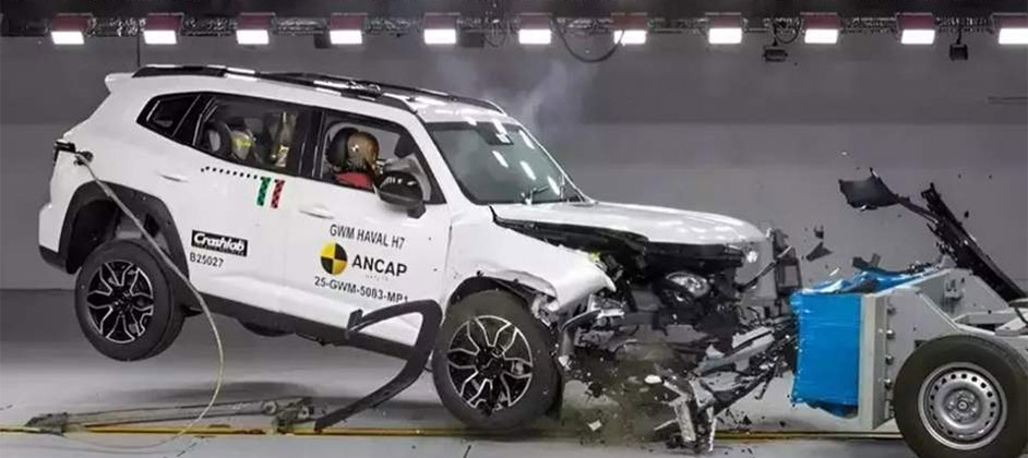 Haval H7 прошел жесткий краш-тест ANCAP и удивил результатом
