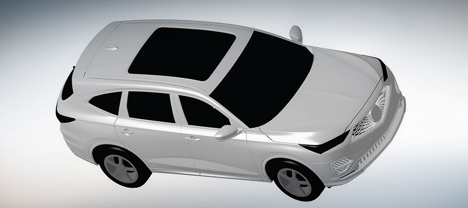 Экстерьер обновленных Acura MDX и TLX запатентован в ЕС